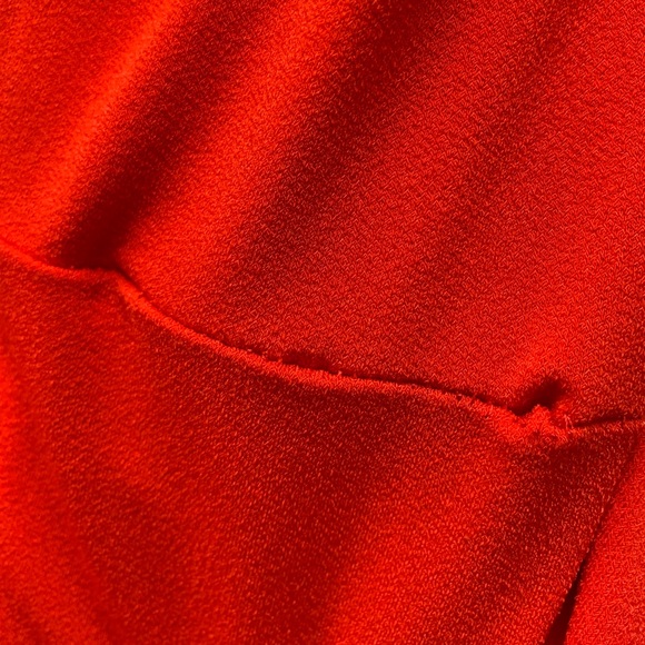 Red InWear bodycon wrap midi dress size S - Picture 7 of 7